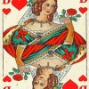 Vintage Queen Of Hearts Paint By Numbers