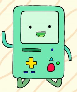 Adventure Time BMO Robot Paint By Numbers