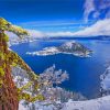 Aesthetic Crater Lake Paint By Numbers