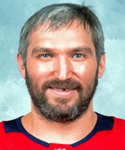 Alexander Ovechkin Smiling Paint By Numbers