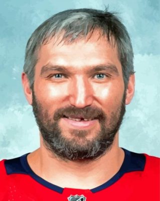 Alexander Ovechkin Smiling Paint By Numbers