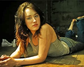 American Actress Ashley Johnson Paint By Numbers