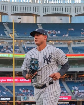 Anthony Rizzo At The Yankees Stadium Paint By Numbers