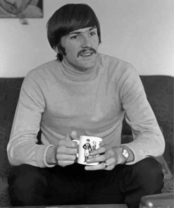 Black And White Steve Heighway Paint By Numbers