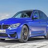 Blue BMW M3 F80 Car Paint By Numbers