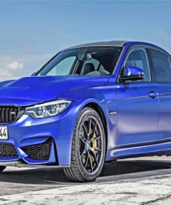 Blue BMW M3 F80 Car Paint By Numbers