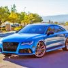 Blue Metallic Audi Paint By Numbers