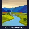 Borrowdale Lake District Poster Paint By Numbers
