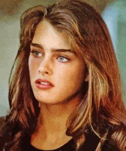 Brooke Shields In Her 20s Paint By Numbers