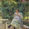 Cassatt Sewing Lady Sitting In The Garden Paint By Numbers
