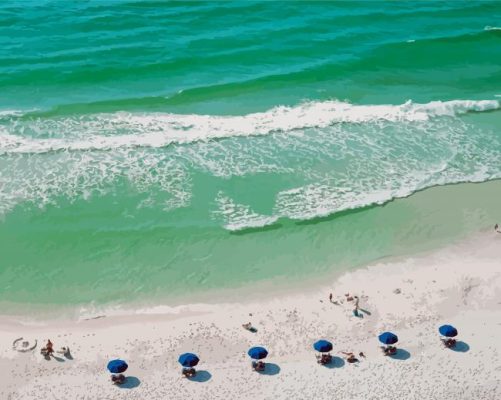 Destin Florida Beach Paint By Numbers