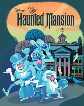 Disney Hitchhiking Ghosts The Haunted Mansion Paint By Numbers