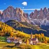 Dolomite Mountains Paint By Numbers