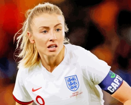 English Footballer Leah Williamson Paint By Numbers