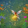 Fairy With Flowers And Butterflies Paint By Numbers