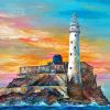 Fastnet Lighthouse Art Paint By Numbers