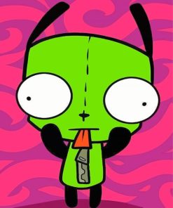 GIR Invader Zim Paint By Numbers