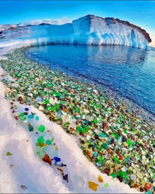 Glass Beach Paint By Numbers