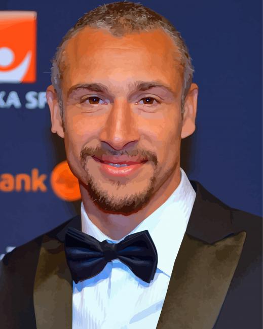 Henrik Larsson Football Coach Paint By Numbers