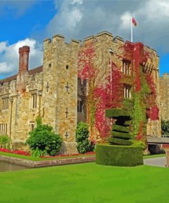Hever Village Castle Paint By Numbers