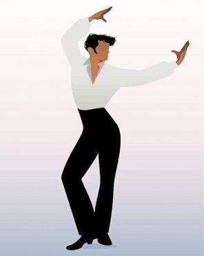 Male Flamenco Dancer Paint By Numbers