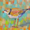 Jeanette Vertentes Abstract Bird Paint By Numbers