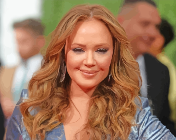Leah Remini Paint By Numbers