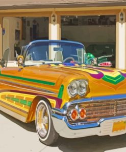 Lowrider Car Paint By Numbers