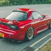 Mazda Rx7 Back Paint By Numbers