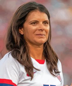 Mia Hamm Footballer Paint By Numbers