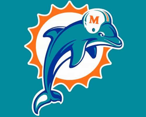 Miami Dolphin Paint By Numbers