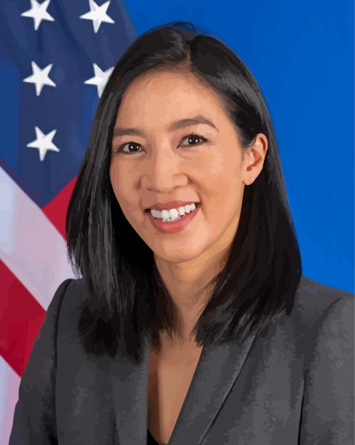 Michelle Kwan US Ambassador Paint By Numbers