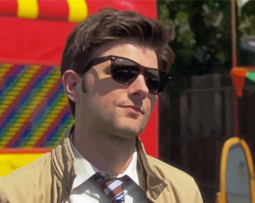 Movie Character Ben Wyatt Paint By Numbers