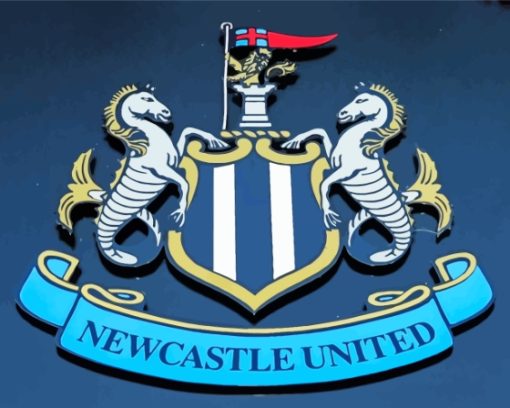 Newcastle United Logo Paint By Numbers