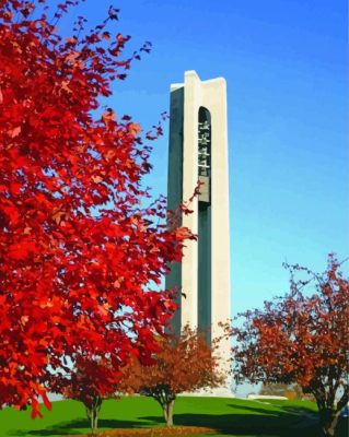 Ohio Dayton Carillon Historical Park Paint By Numbers