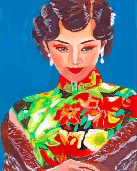 Oriental Lady Paint By Numbers