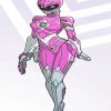 Pink Power Rangers Paint By Numbers