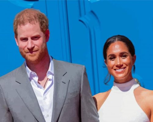 Prince Harry And Meghan Paint By Numbers