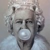 Queen Blowing Bubble Paint By Numbers