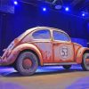 Rusty VW Beetle Herbie Car Paint By Numbers