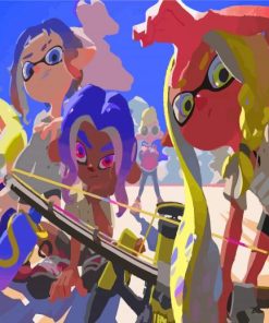 Splatoon 3 Game Characters Paint By Numbers