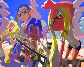 Splatoon 3 Game Characters Paint By Numbers