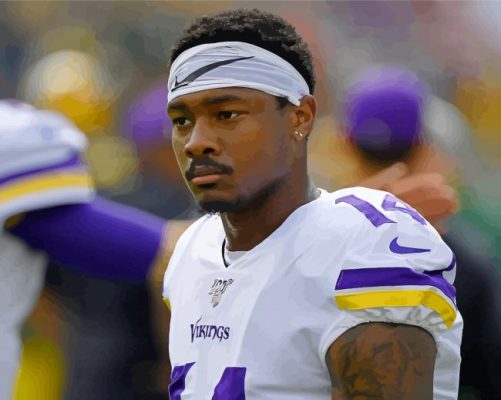 Stefon Diggs Football Player Paint By Numbers