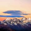 Sunset On Himalayas Paint By Numbers