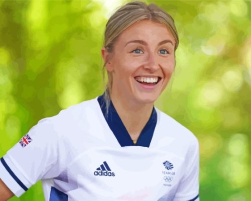 The English Footballer Leah Williamson Paint By Numbers