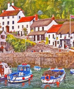 The Lynmouth Harbour Paint By Numbers