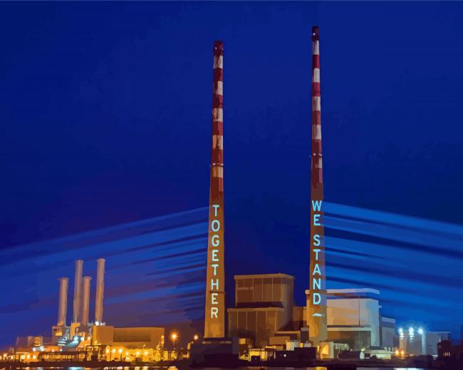 The Poolbeg Towers Paint By Numbers