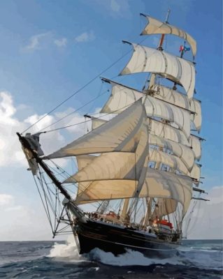 The Square Rigger Paint By Numbers