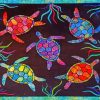 Turtles Mandala Paint By Numbers