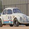 Volkswagen Beetle Herbie Car Paint By Numbers